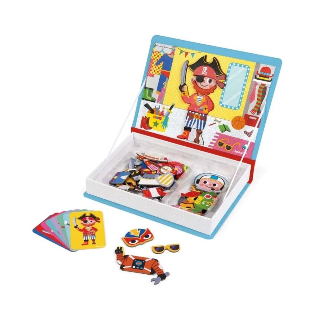 Janod Μαγνητικό Παιχνίδι Κατασκευών-Ρούχα για Αγόρια 3+ - Image 2