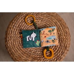 Alternative view of Little Big Friends Μαλακό Διαδραστικό Βιβλιαράκι "Jungle" με Υφές & Μασητικό 0+