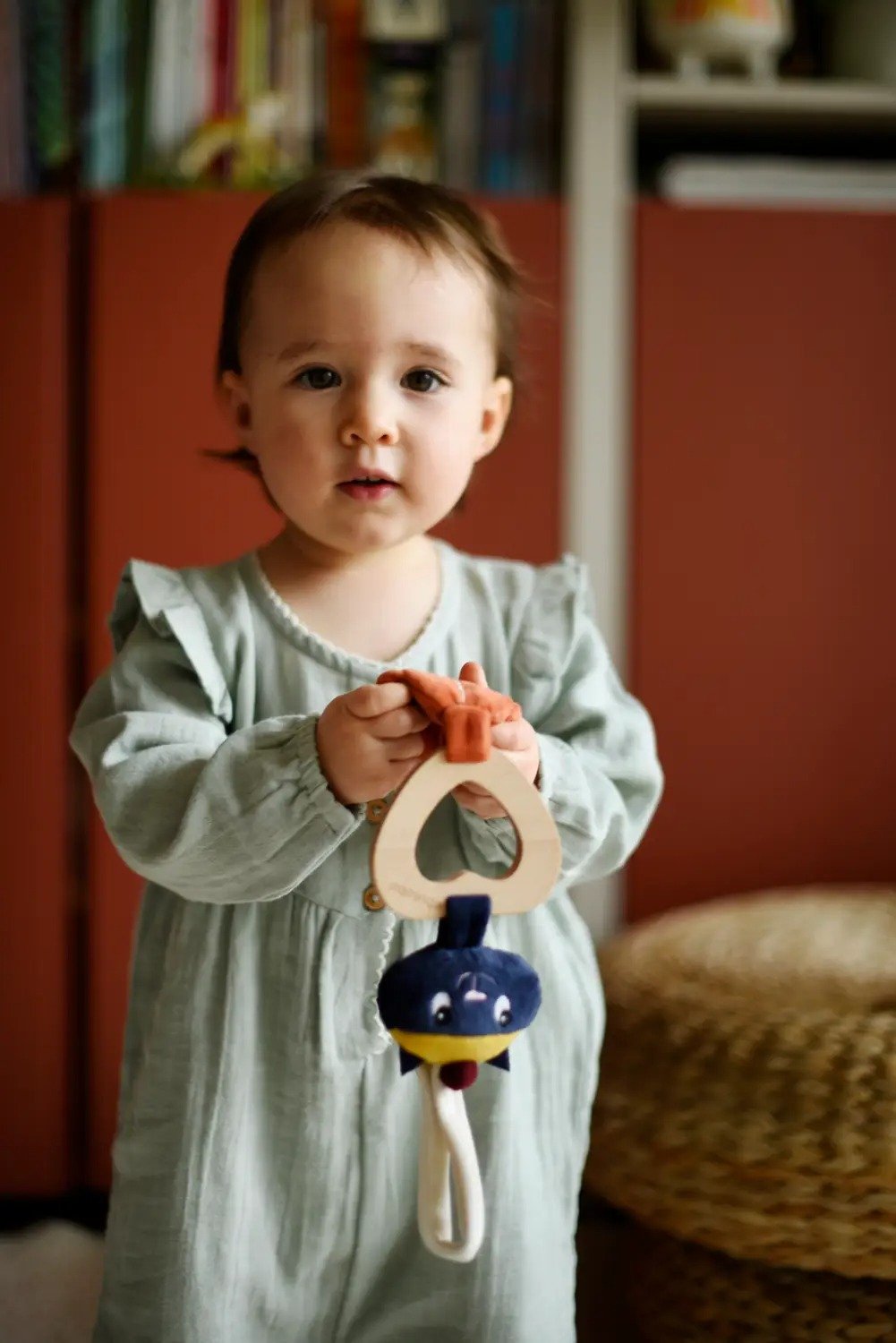 Ebulobo Ξύλινη Κουδουνίστρα Δραστηριοτήτων Gabin Rabbit 0m+ - Image 3