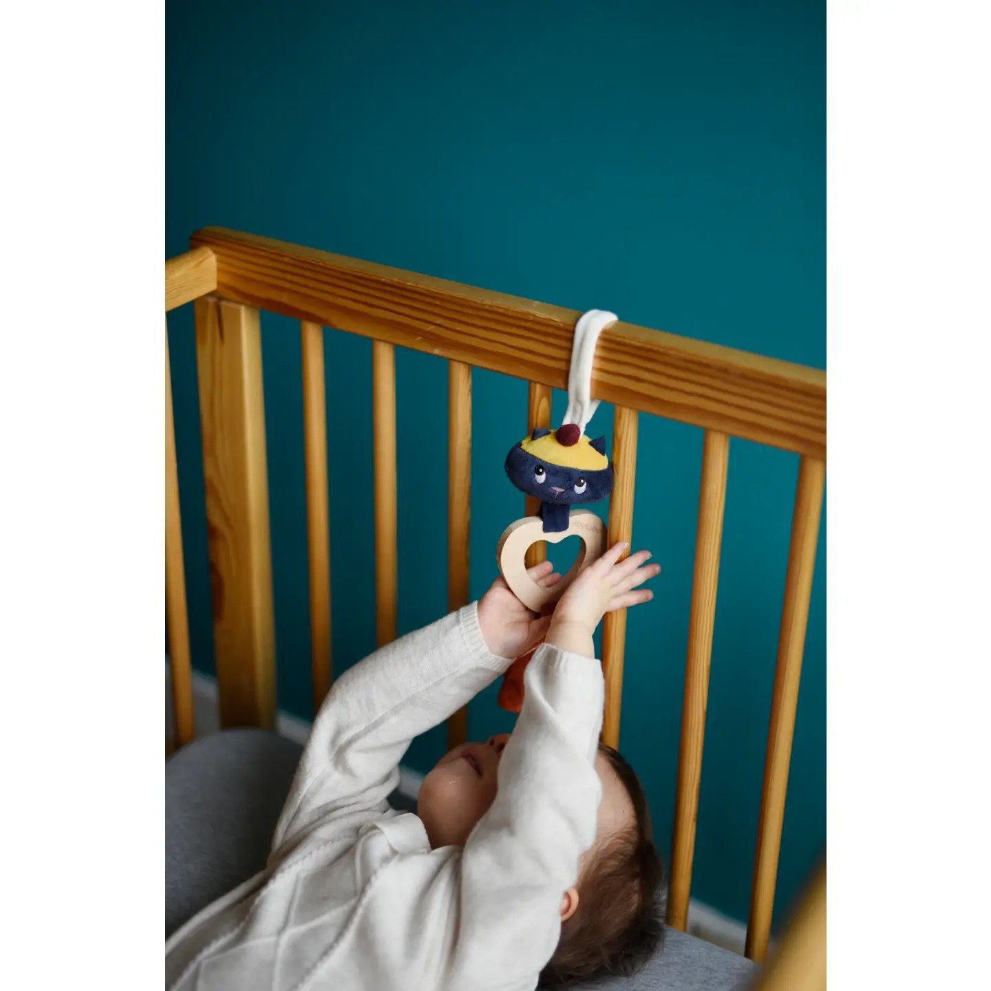 Ebulobo Ξύλινη Κουδουνίστρα Δραστηριοτήτων Gabin Rabbit 0m+ - Image 2