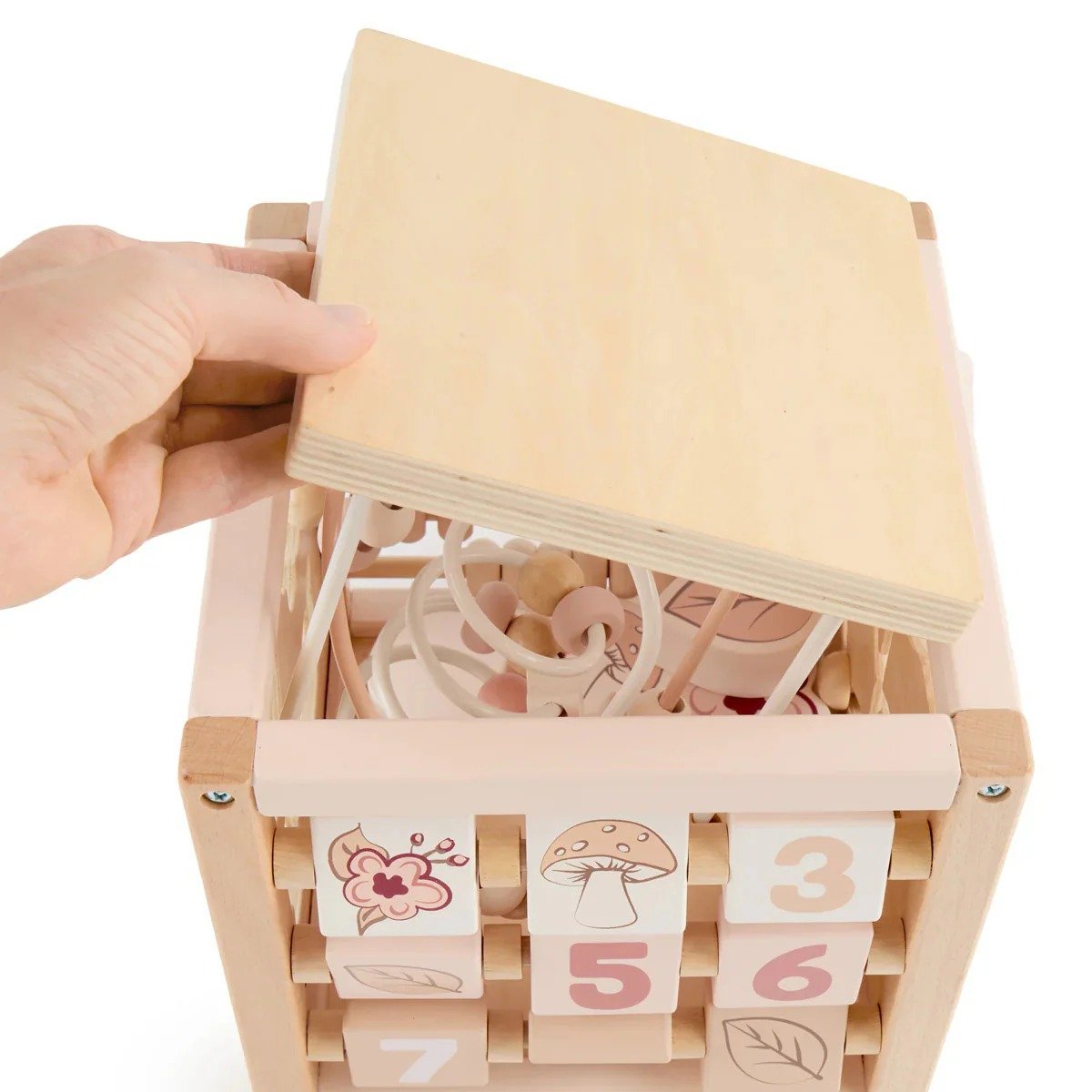 Bieco Ξύλινος Κύβος Δραστηριοτήτων-Ελαφάκι Ella 12m+ - Image 3