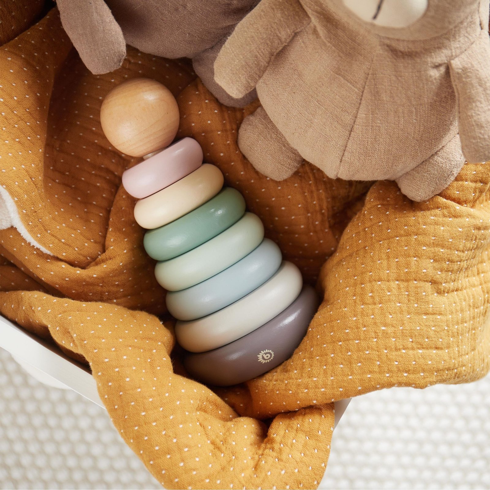 Bieco Ξύλινος Πύργος Στοίβαξης "Rainbow" 12m+ - Image 2