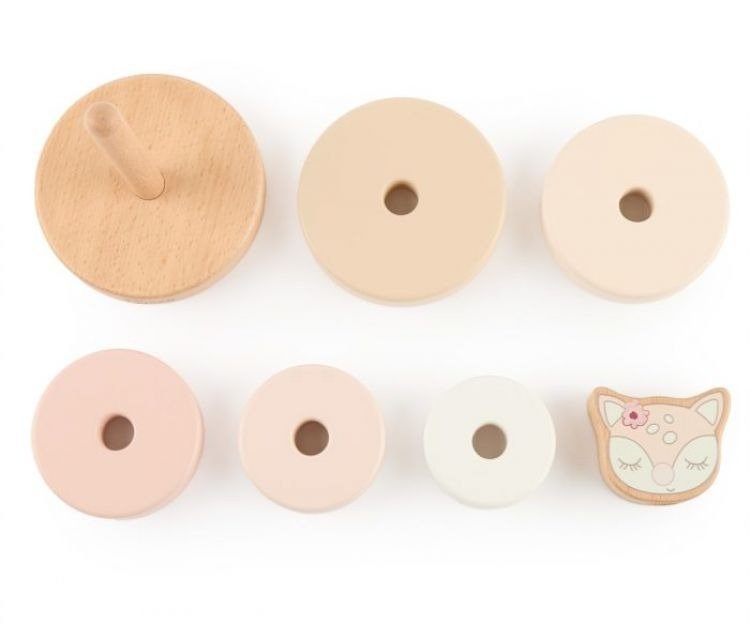 Bieco Ξύλινος Πύργος Στοίβαξης Ελαφάκι Ella - Image 3