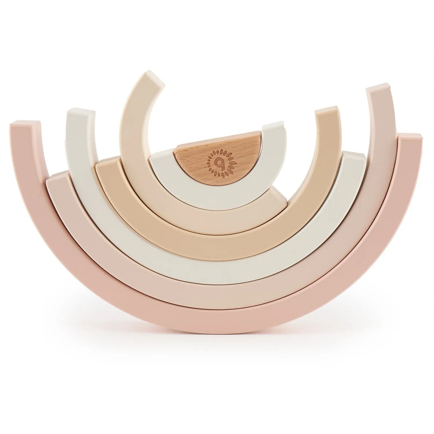 Bieco Ξύλινο Παιχνίδι Στοίβαξης - Ουράνιο Τόξο 12m+ - Image 3