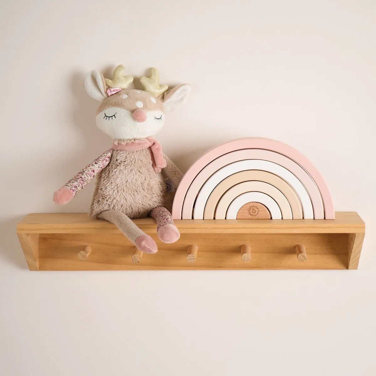 Bieco Ξύλινο Παιχνίδι Στοίβαξης - Ουράνιο Τόξο 12m+ - Image 4