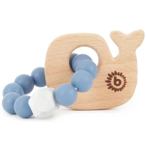 Alternative view of Bieco Μασητικό Σιλικόνης & Ξύλου-Φάλαινα 0+