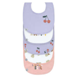 Lässig Σαλιάρες Σετ 5 τμχ-Happy Fruits Cherry 6m+