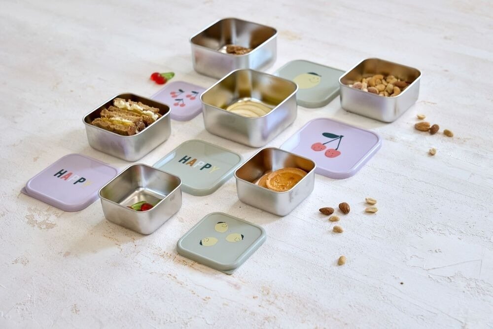 Lässig Σετ Φαγητοδοχεία 3τμχ - Happy Fruits Cherry - Image 3