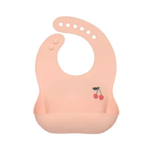 Lässig Σαλιάρα Σιλικόνης-Happy Fruits Cherry 6m+