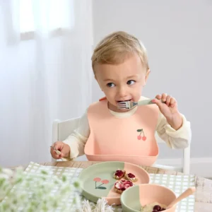 Alternative view of Lässig Σαλιάρα Σιλικόνης-Happy Fruits Cherry 6m+