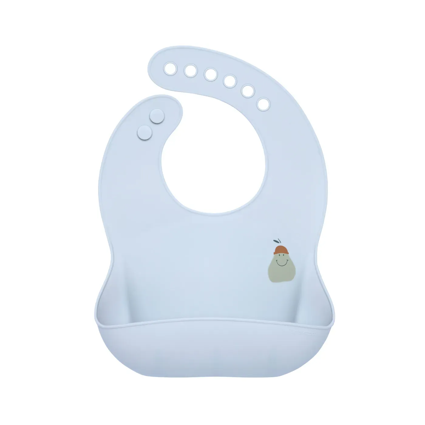 Lässig Σαλιάρα Σιλικόνης-Happy Fruits Pear 6m+