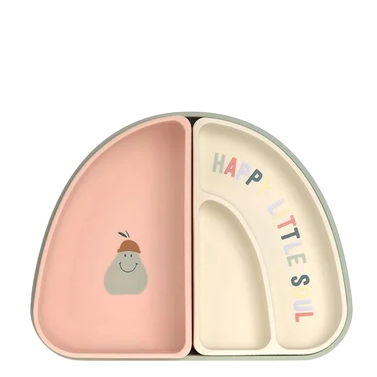 Laessig Πιάτο Σιλικόνης 3τμχ- Happy Fruits Cherry - Image 4