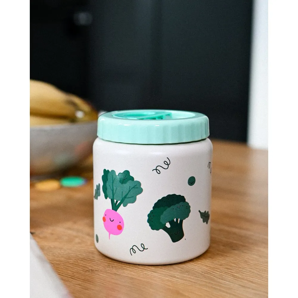 The Cotton Cloud Θερμός Φαγητού 350ml-Veggie Pals - Image 3