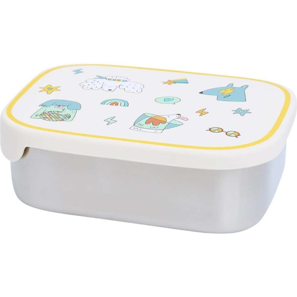 The Cotton Cloud Ανοξείδωτο Φαγητοδοχείο-Funky Dogs - Image 2