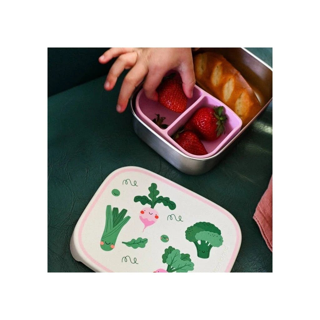 The Cotton Cloud Ανοξείδωτο Φαγητοδοχείο-Veggie Pals - Image 3