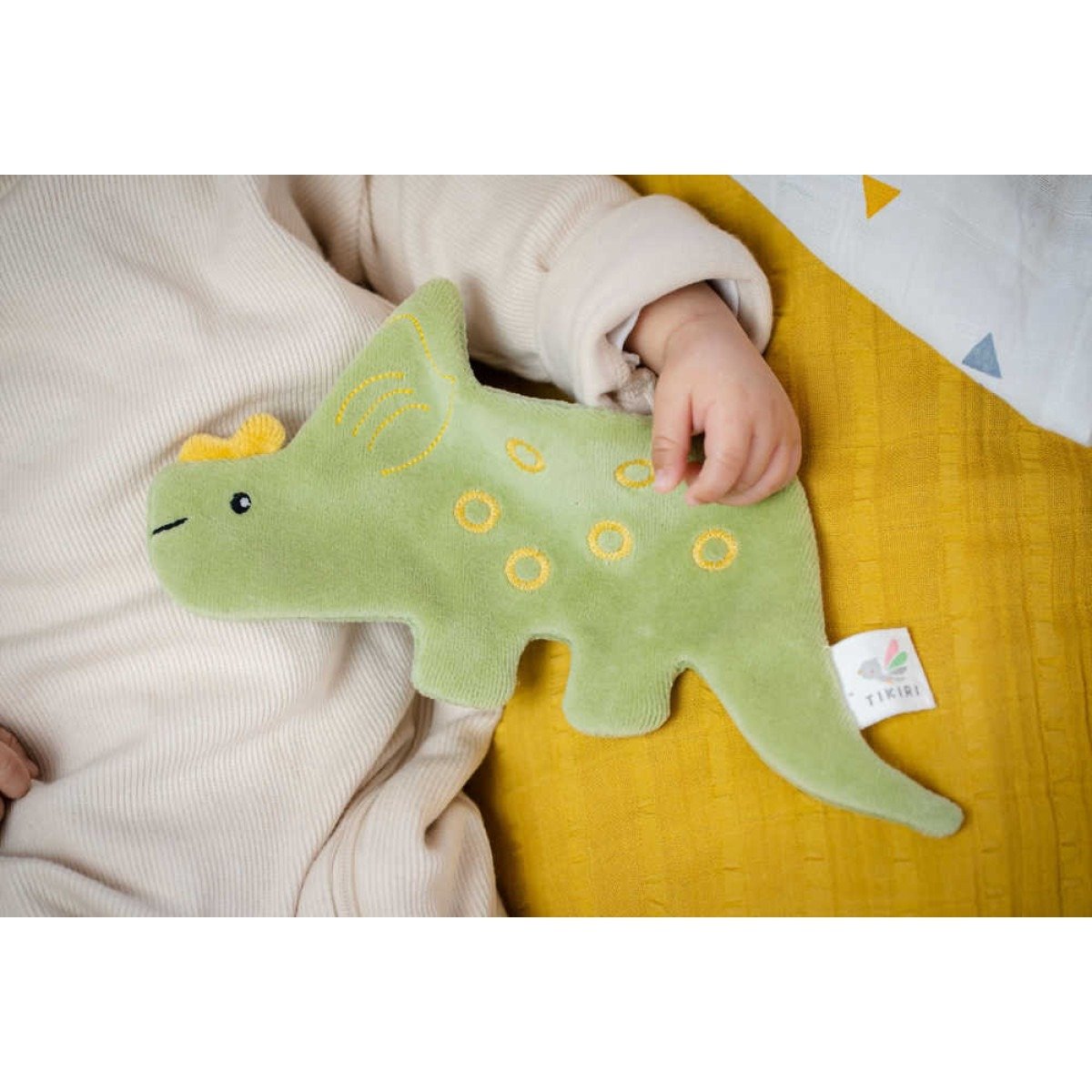 Tikiri Αισθητηριακό Υφασμάτινο Παιχνίδι-Triceratops 0+ - Image 4