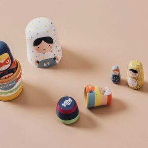 Alternative view of Just Bee Kids Ξύλινες Μπάμπουσκες Nesting Dolls 3+