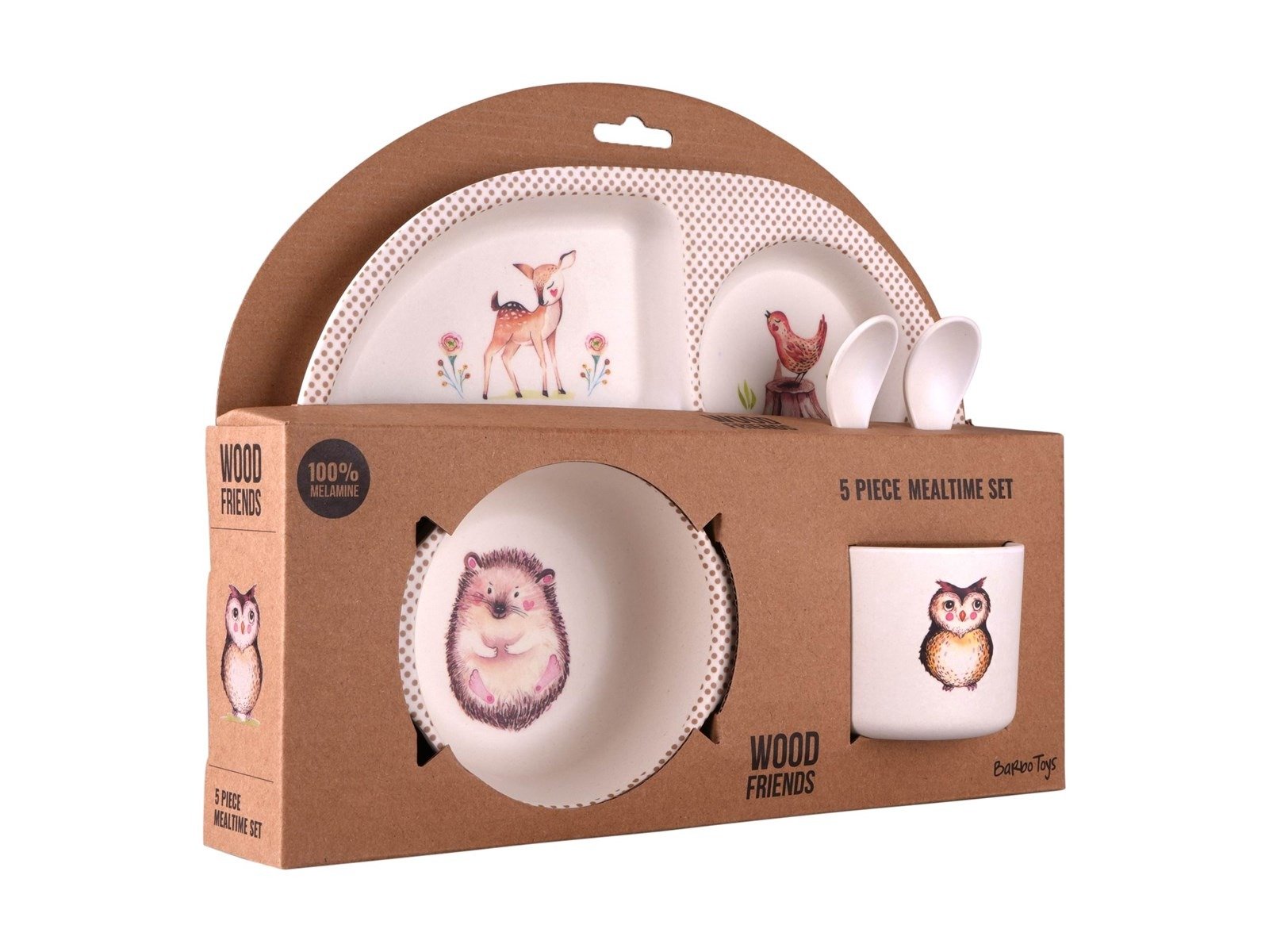 Barbo Toys Σετ Φαγητού-Wood Friends - Image 3