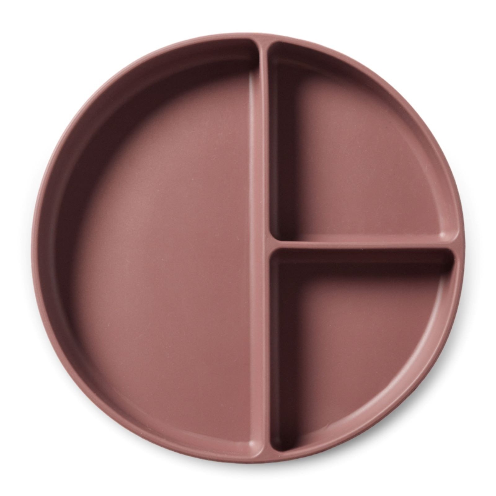 Πιάτο Σιλικόνης με Χωρίσματα Nuuroo Mahogany