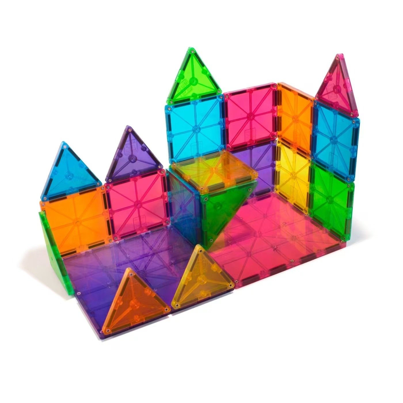 Magna-Tiles Clear Colors 32pcs 3+ - Image 2