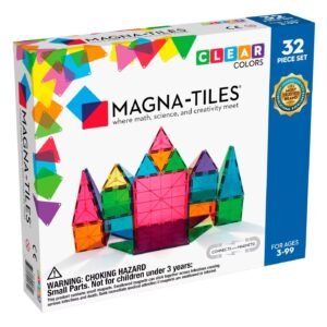 Magna-Tiles Clear Colors 32pcs 3+