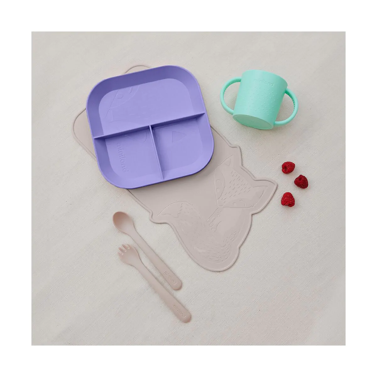 Miniland BLW Sunset:Σετ Φαγητού 5 Τεμαχίων - Image 3