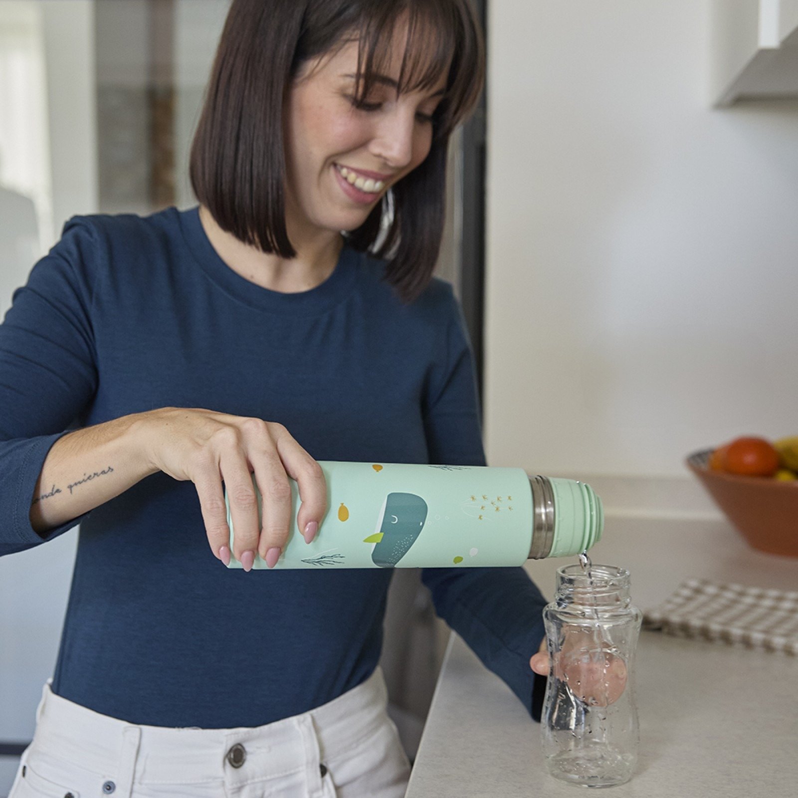 Miniland Θερμός Υγρών 500ml-Ocean Whale - Image 2