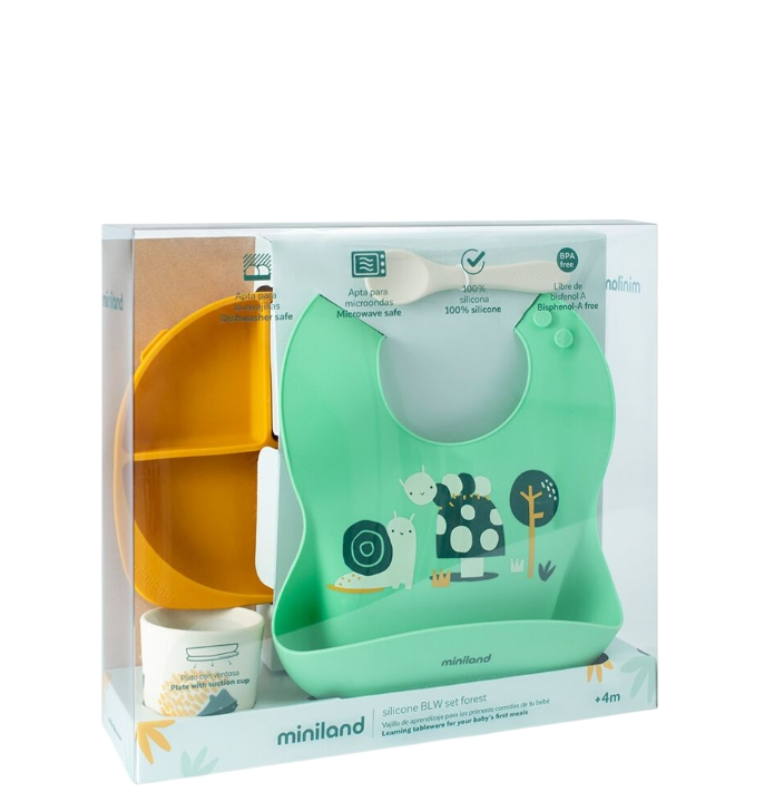Miniland Σετ Φαγητού Σιλικόνης- Forest - Image 4