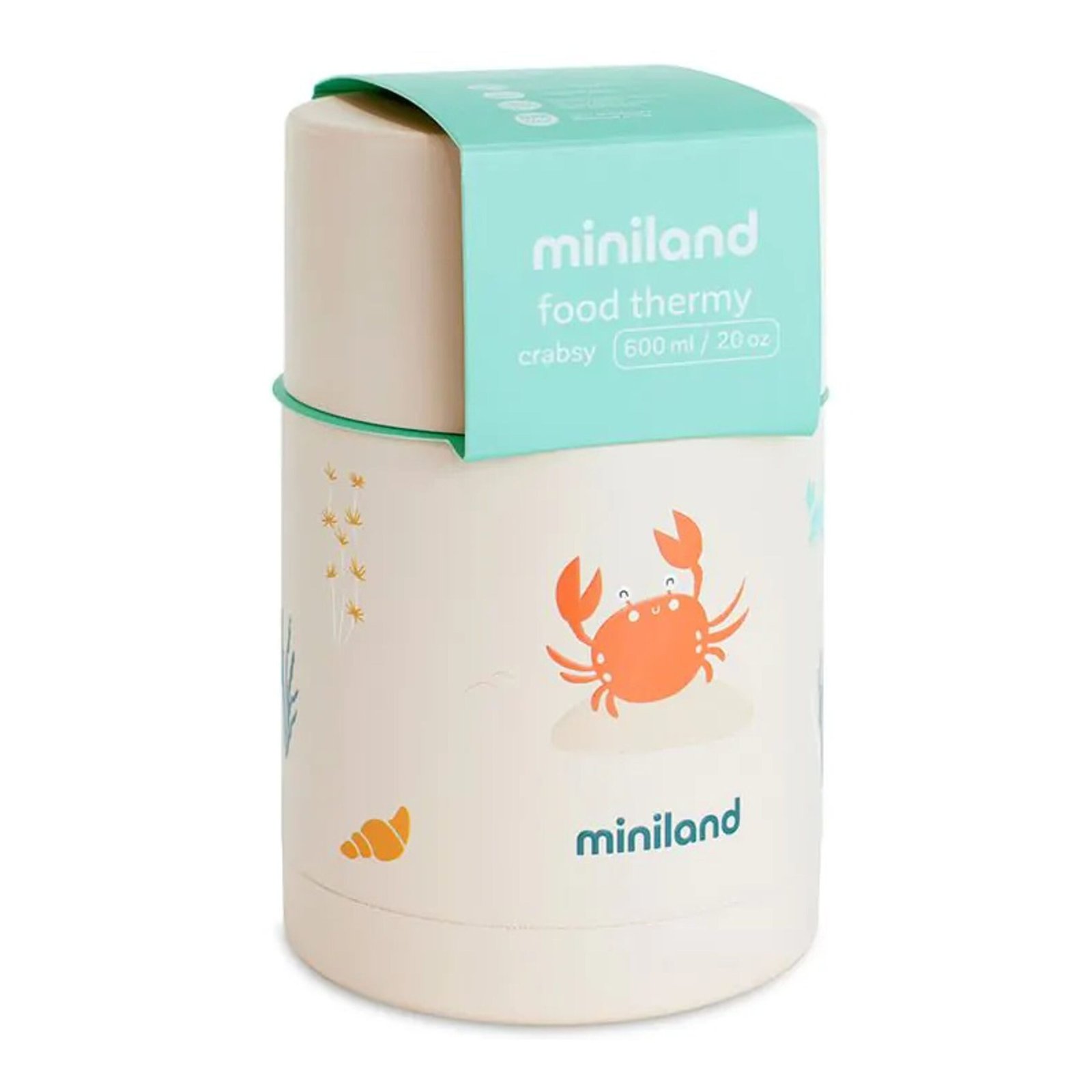Miniland Θερμός Φαγητού 600ml-Ocean Crab