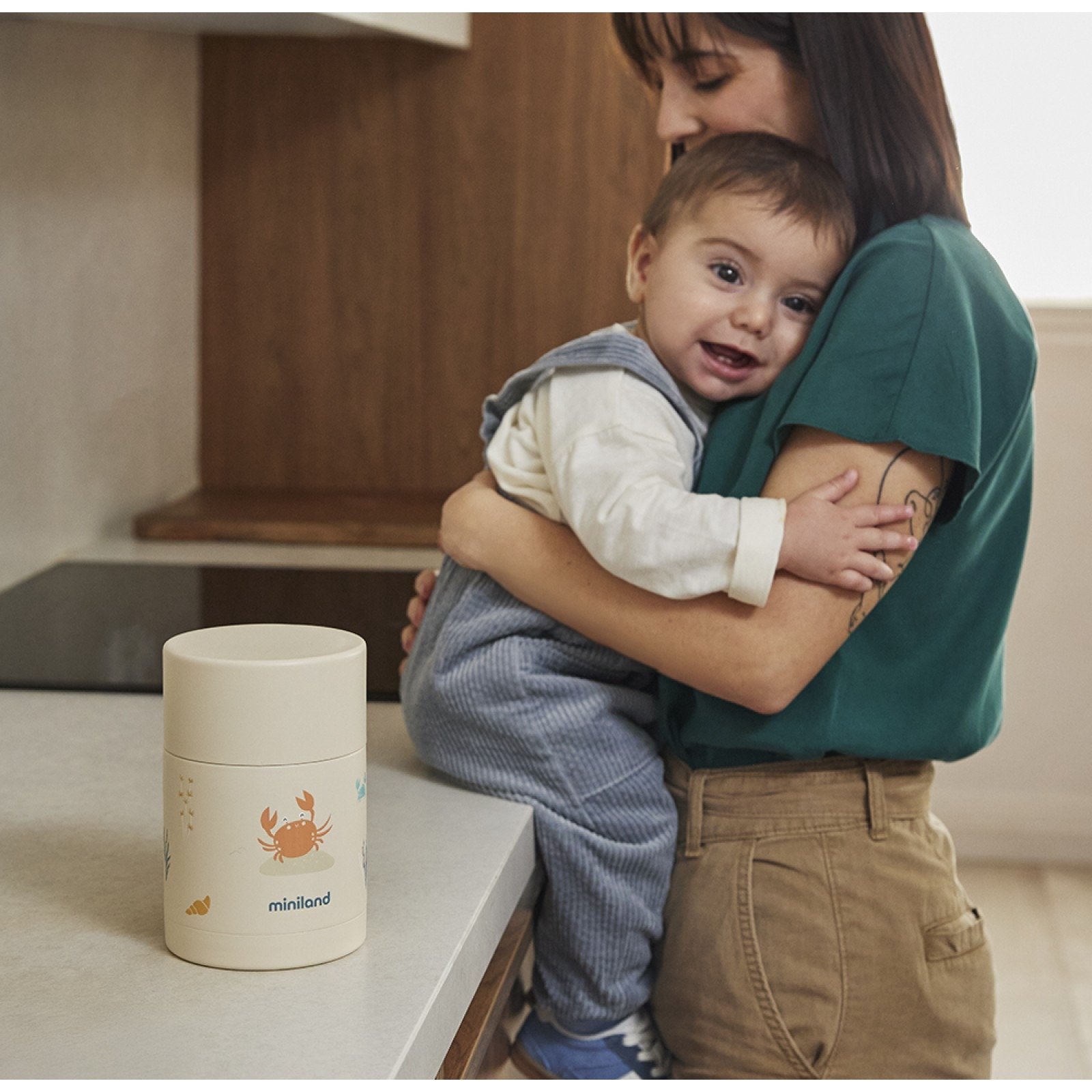 Miniland Θερμός Φαγητού 600ml-Ocean Crab - Image 3