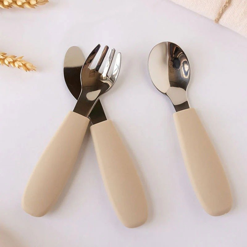 Kiokids Σετ Μαχαιροπίρουνα-Μπεζ