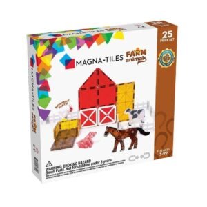 Magna-Tiles Μαγνητικό Σετ 25τμχ-Ζώα της Φάρμας 3+