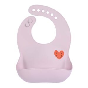 Lassig Σαλιάρα Σιλικόνης-Happy Rascals Heart 6m+