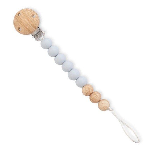 Saro Κλιπ Πιπίλας Σιλικόνης Woody Γκρι 0+M