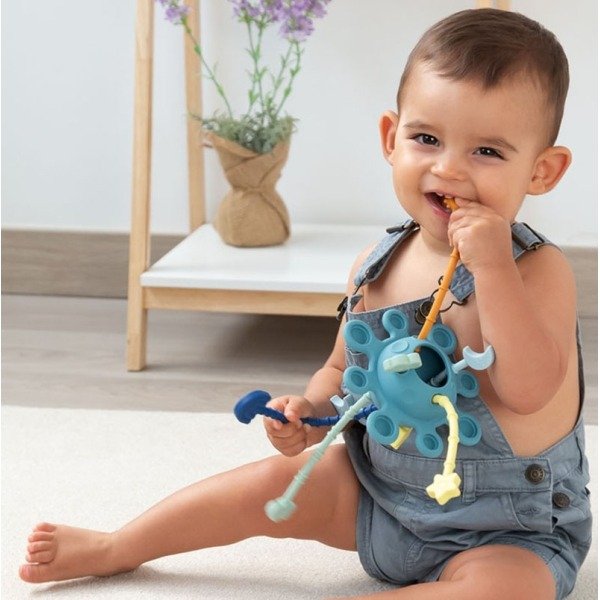 Kiokids Μασητικό Σιλικόνης Planet Μπλε 25εκ - Image 3