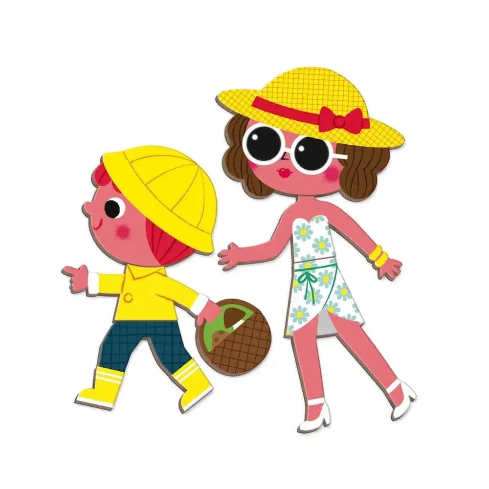 Janod Μαγνητικό Βιβλίο με κάρτες - 4 Εποχές 3+ - Image 3