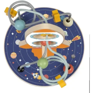 Alternative view of Tooky Toy Ξύλινο Εκπαιδευτικό Παιχνίδι Λεπτής Κινητικότητας - Πύραυλος