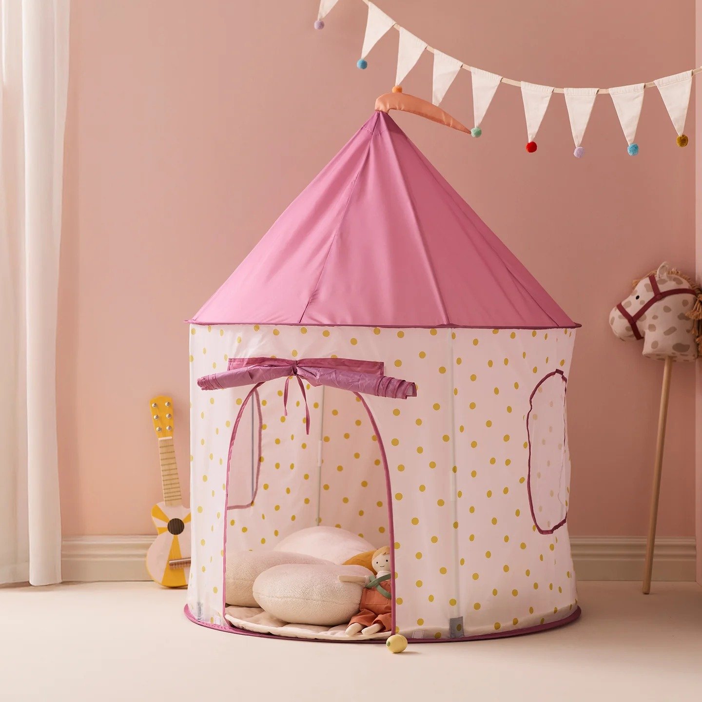 Kid's Concept Παιδική Σκηνή - Dot Pink - Image 2