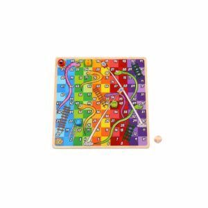 Tooky Toy Ξύλινο Επιτραπέζιο 2 σε 1 Γκρινιάρης & Φιδάκι