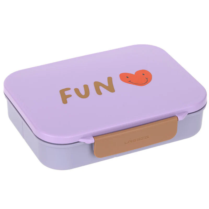 Lässig Φαγητοδοχείο με χωρίσματα - Little Gang Heart Lilac