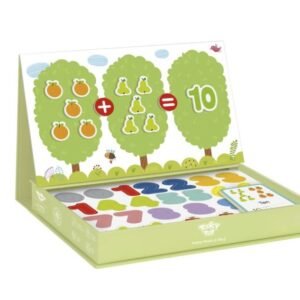 Alternative view of Tooky Toy Μαγνητικό Κουτί Μαθηματικών - Γράψε Σβήσε 3+