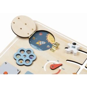 Alternative view of Tooky Toy Ξύλινος Πίνακας Δραστηριοτήτων - Διάστημα