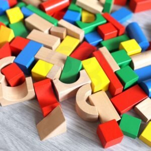 Alternative view of Tooky Toy Ξύλινα Τουβλάκια 100τμχ