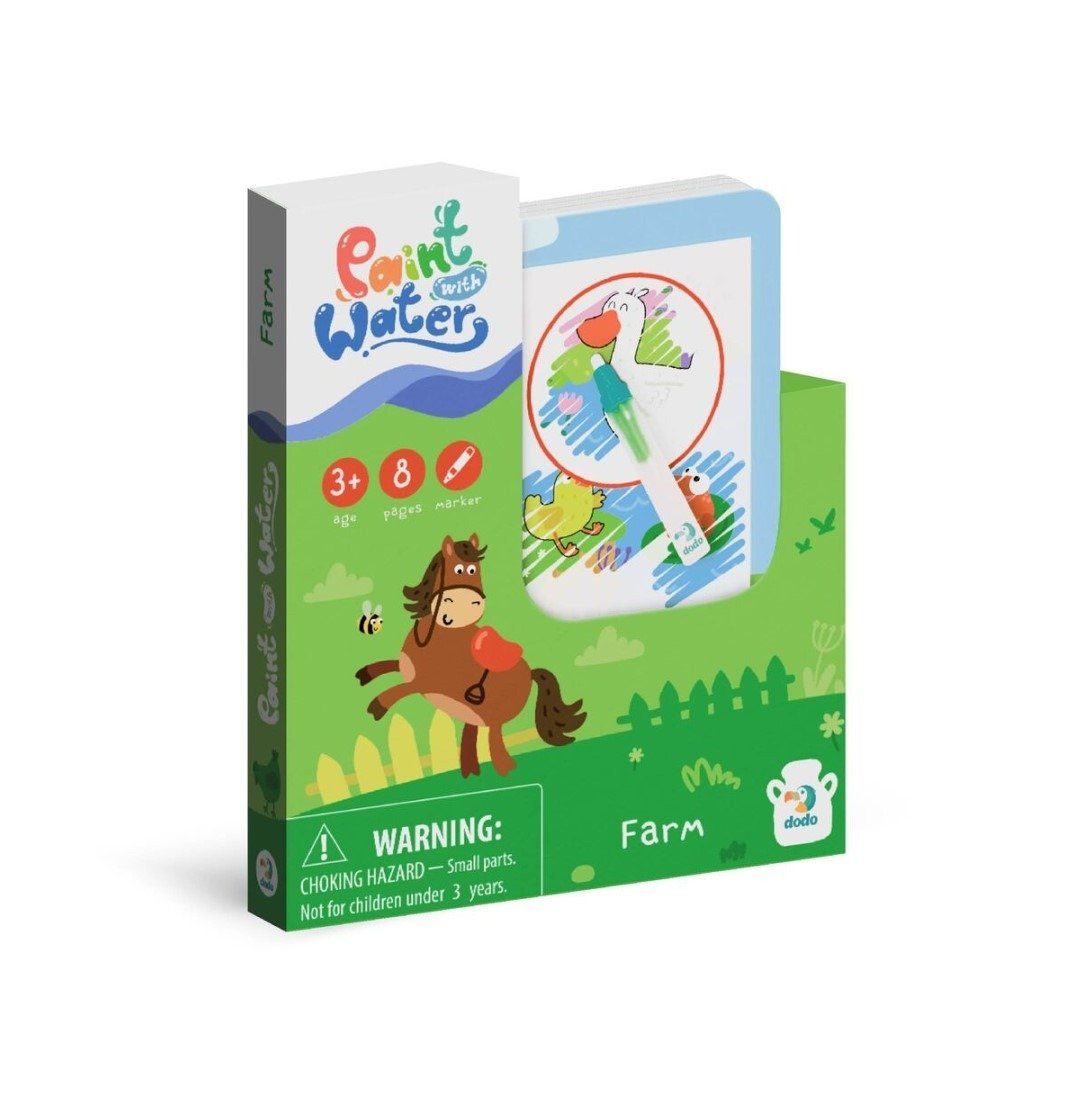 Dodo Μαγική Ζωγραφική με Νερό - Ζώα της Φάρμας