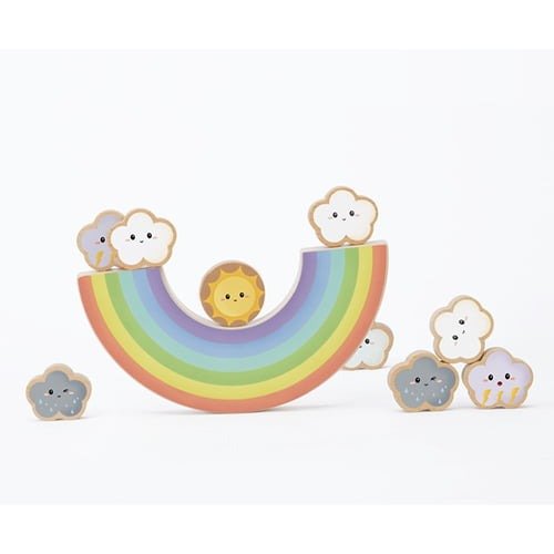 Classic World Ξύλινο Παιχνίδι Ισορροπίας - Ουράνιο Τόξο - Image 2