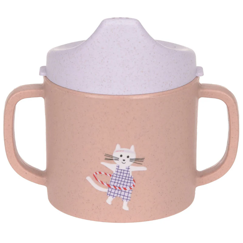 Lässig Εκπαιδευτικό Ποτήρι με Λαβές - Tiny Team Cat