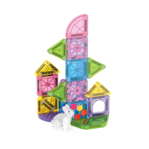 Alternative view of Magna-Tiles Travel Set 24pcs - Spring Garden 3+
