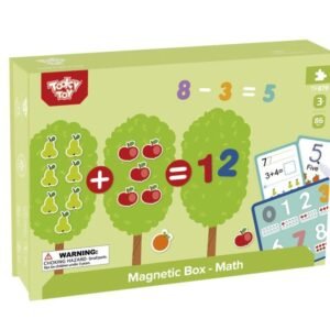 Tooky Toy Μαγνητικό Κουτί Μαθηματικών - Γράψε Σβήσε 3+