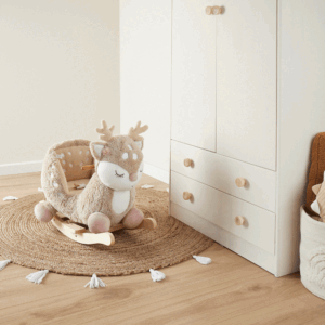 Alternative view of Bieco Ξύλινο & Κουνιστό Παιχνίδι Ισορροπίας με Ζώνη Ασφαλείας - Ελαφάκι Ella