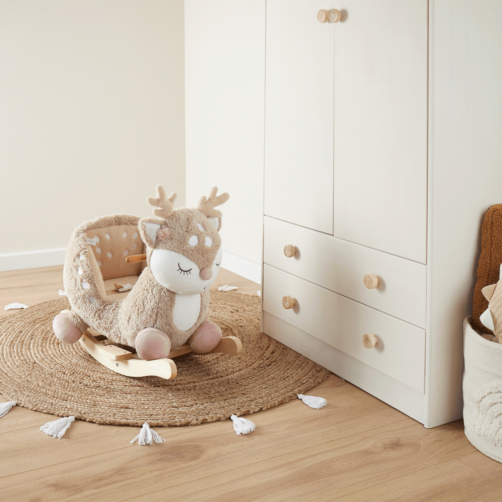 Bieco Ξύλινο & Κουνιστό Παιχνίδι Ισορροπίας με Ζώνη Ασφαλείας - Ελαφάκι Ella - Image 2